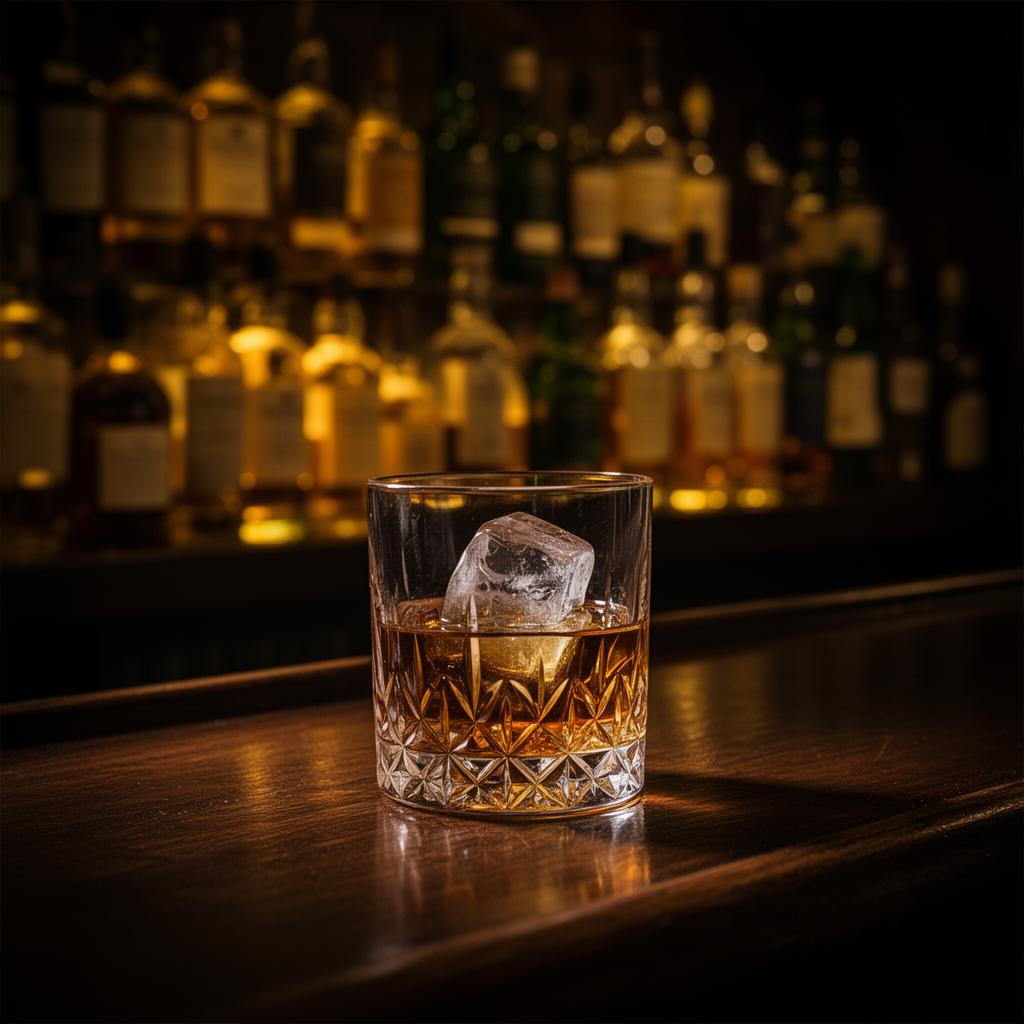 Whiskyglas vid baren på Murphy's